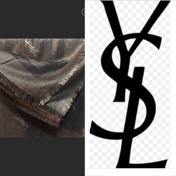 YSL LOGO SCARF 💯 - Picture 2 of 6
